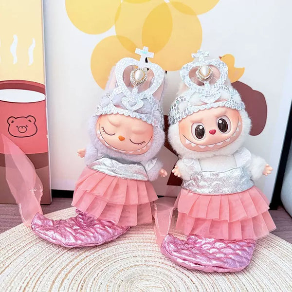 LABUBU CLOTHING MERMAID PRINCESS OUTFIT