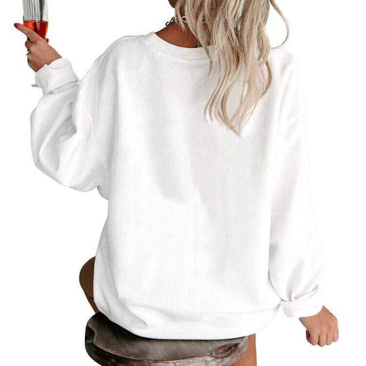 （Pre Order）Adults Christmas Nutcracker Sequin Corduroy Sweatshirt