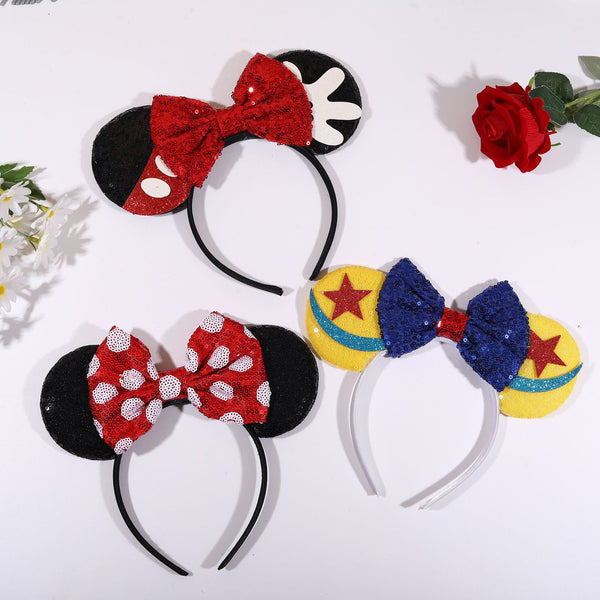 Sparkly Bow Cartoon Headband – Cute & Playful