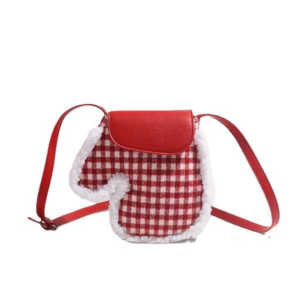 （Pre Order）Christmas Mittens Crossbody Bag