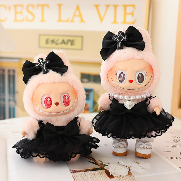labubu clothes demon black dress