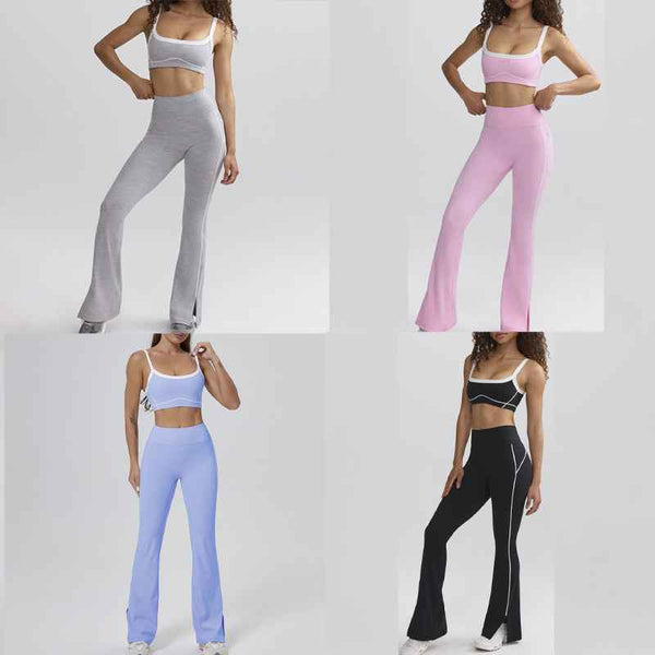 （Pre Order）Adults Multicolored Yoga Long Pants Set