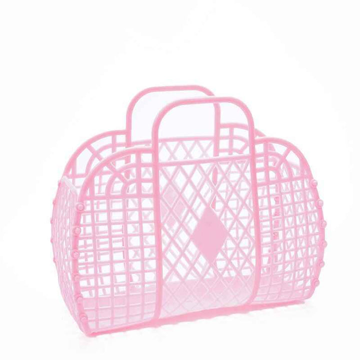 （Pre Order）Portable Hand Woven Plastic Basket